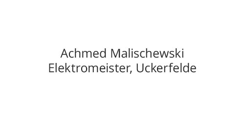 Achmed Malischewski